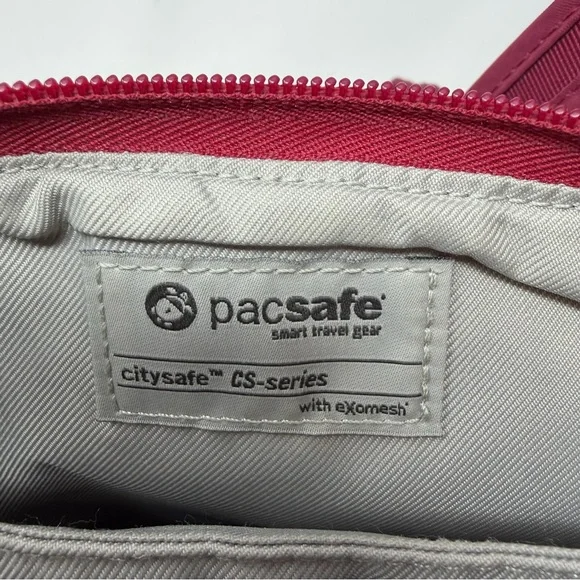 TravelSmith Pacsafe Citysafe RFID Crossbody Bag with Anti-Theft Burgundy - Picture 13 of 16